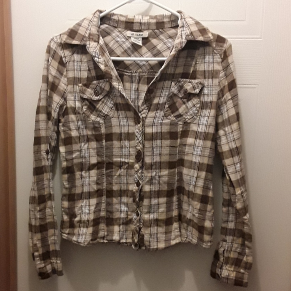 At Last Button up Flannel